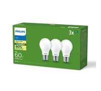 Philips LEDclassic Pack de 3 ampoules ultra performantes E27, 2700 K, 4 W, 8720169283909, A60