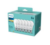 Philips LEDclassic Pack de 6 ampoules A67 E27, 2700 K, 13 W, 8718699775568, A67