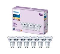 Philips LEDclassic Pack de 6 ampoules PAR16 GU10, 2700 K, 3,5 W, 8719514455054, PAR16