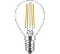 Philips Lighting 76229200 LED EEC E) E14 en forme de goutte 6.5 W = 60 W blanc chaud (Ø x L) 4.5 cm x 8 cm Blanc chaud G