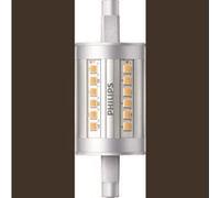 Philips Lighting 77367000 LED EEC E) tubulaire 7.5 W = 60 W blanc chaud (Ø x L) 2.9 cm x 7.8 cm blanc G