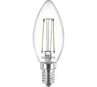 Philips Lighting 78205400 LED EEC E) E14 en forme de bougie 2 W = 25 W blanc chaud (Ø x L) 3.5 cm x 9.7 cm Blanc chaud G