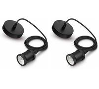 Philips Lighting CORD/modern/E27/black 1CT EU RF (Lot de 2)