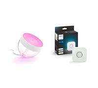 Philips Lighting Hue White and Color Ambiance Iris Blanc + Pont de Connexion - Fonctionne avec Alexa - Compatible avec Apple Homekit