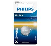 Philips Lithium CR2016 (1 pcs, CR2016, 75 mAh), Batteries + piles