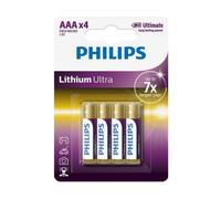 Philips Lithium Ultra FR03 Mignon AAA 4 pièces