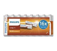 Philips LongLife R6L16F - Batterie 16 x type AA - Chlorure de zinc G