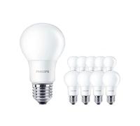 Philips Lot 10x Corepro LEDbulb E27 Poire Dépolie 8W 806lm - 827 Blanc Très Chaud | Équivalent 60W