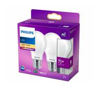 Philips lot d’ampoules LED E27 standard - 2 pièces