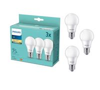 PHILIPS Lot de 3 ampoules LED 10 W chaudes 2700 K E27 75 W 1055 lm - Ampoules à économie d'énergie