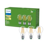 Philips Classic LED-A-Label Lampe 60W E27 claire blanc chaud Lot de 3 929003623593)