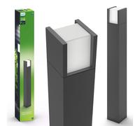 Philips Lampadaire extérieur Arbour LED 6 W 4000K Anthracite Aluminium IP44 Blanc