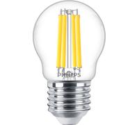 PHILIPS MAS VLE LEDLusterD3.4-40W E27 P45 927CLG FM E27 P45 3,4 W 2700 K 470 lm D dim transparent - Lampes LED socle E27