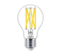 Philips Master LED E27 Poire Filament Claire 10.5W 1521lm - 922-927 Dim To Warm | Meilleur Rendu Des Couleurs - Dimmable - Équivalent 100W