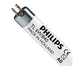 Philips MASTER Super 80 T5 Short 6W - 840 Blanc Froid | 21cm