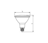 Philips Master Valeur LED PAR38 13W 927 Projecteur 25D - 8719514443303