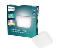 Philips Plafonnier LED MAUVE (3111031P0) Carré 17W IP20 Surface Blanc