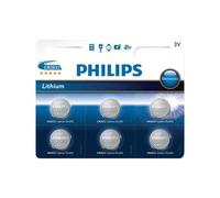 Philips Piles bouton CR2032 – Lithium 3V – Lot de 6