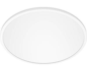 Philips Multipack 2x Superslim 3-en-1 Luminaire LED SceneSwitch CL550 18W IP44 1500lm 2700K, gradation sans gradateur, blanc