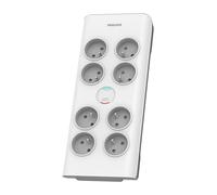 Philips multiprise parasurtenseur (8 prises secteur)