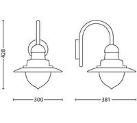 Philips myGarden 0165252PN Applique murale, 1 flamme, E27, anthracite