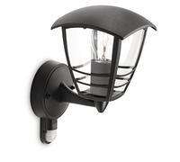 Philips Applique murale extérieure MyGarden Creek E27 détecteur de mouvement Noir IP44