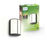 Philips Mygarden, applique murale extérieure LED, 6W, Gris Anthracite, Lumière Blanc Chaud 2700K