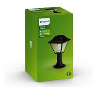 Philips Mygarden, borne extérieure LED ALPENGLOW, nécessite une ampoule E27 max 60W - Noir