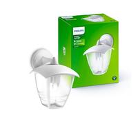 Philips Mygarden Creek Applique murale d'extérieur Blanc (nécessite 1 ampoule E27 max 60 W, non fournie) Lanterne murale