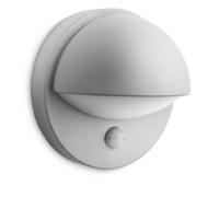 Philips myGarden - Applique d'extérieur LED, diamètre 20 cm, E27, avec détecteur, gris 915002145905