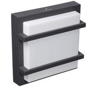 Philips Mygarden moineau Applique murale LED pour extérieur intégré, 12 W, blanc froid et anthracite, 405 x 315 x