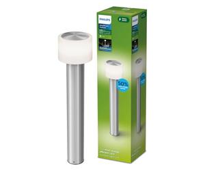 Philips Otis Borne d’Extérieur UltraEfficient, 2700 K, 800 lm, Inox