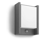 Philips Applique murale LED Arbour 6 W avec capteur de mouvement, lumière blanche chaude Anthracite
