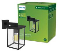 Philips Outdoor Bellini mur carré 25W excl LM noir