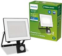 PHILIPS Outdoor, Projecteur Extérieur Lois +Capteur, 30W, 3000K, Noir | Projecteur lumineux portable, 1900lm, Blanc chaud 3000K, IP65, Détecteur de mouvement intégré, Lumière puissante, Classe A+