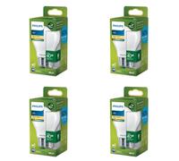 Philips Pack: Ampoule Standard LED E27 Ultra Efficient - 40W | Lot de 4 - Blanc chaud - Non dimmable