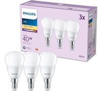 Philips LEDclassic Pack de 3 ampoules D45 E14, 2700 K, 4,9 W, 8719514459496, D45