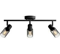 Philips Spot de plafond Palms 3 têtes E14 Noir IP20 Ampoules non incluses