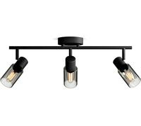 Philips Spot de plafond Palms 3 têtes E14 Noir IP20 Ampoules non incluses