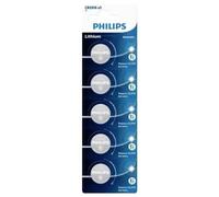 Philips Pile bouton CR 2016 3 V lithium Minicells 5 pièces