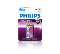 Philips pile lithium 9V prisme