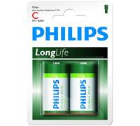 Philips Pile R14 C - 2 Pièces - Longlife