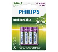 Philips Piles rechargeables R03B4RTU10 AAA NiMH 1,2 V 1000 mAh