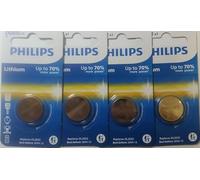 Philips - Piles bouton - CR2032-4 pièces