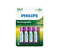 Philips Piles rechargeables AA NiMH - Lot de 4