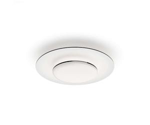 Philips - Plafonnier LED, diamètre 40 cm, 4000 K, 30 W, intensité variable, blanc/noir 929003316001