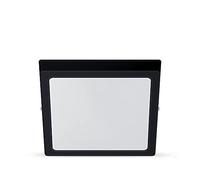 Philips Plafonnier LED SLIM SURFACE, carré, 12W, Noir