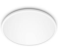 Philips Panneau LED SuperSlim – 18W SceneSwitch 3 réglages – IP44 Rond Blanc chaud 2700K