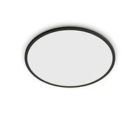 Philips Plafonnier LED SuperSlim 22W SceneSwitch 3 niveaux Rond Noir