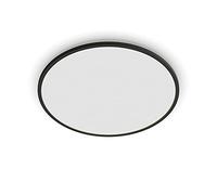 Philips Plafonnier LED SuperSlim 36W Panneau SceneSwitch 3 ambiances Extra-plat IP44 Noir